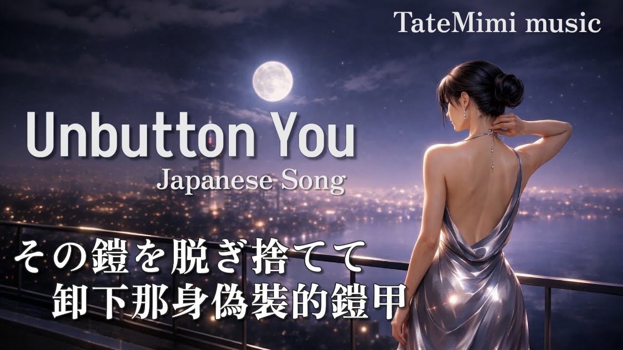 🎧J-POP  《Unbutton You 解開束縛》 その鎧を脱ぎ捨てて 卸下那身偽裝的鎧甲｜日本語の曲 Lyric Video
