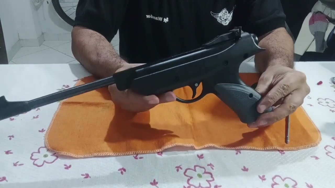 Pistola de pressão Snowpeak SP500 4.5mm, desmontagem e montagem