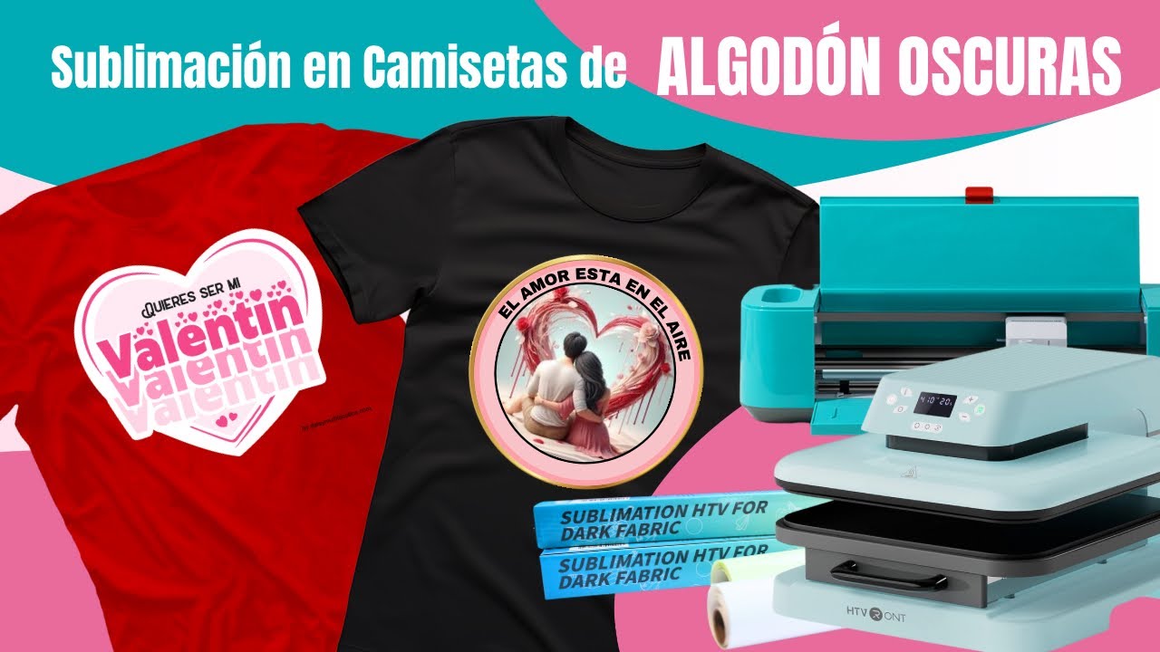 Sublimación en Camisetas de Algodón Oscuro {HTVRONT Vinilo Textil Sublimable}