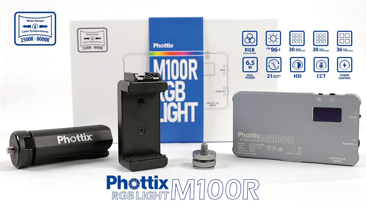 Phottix M100R RGB Light