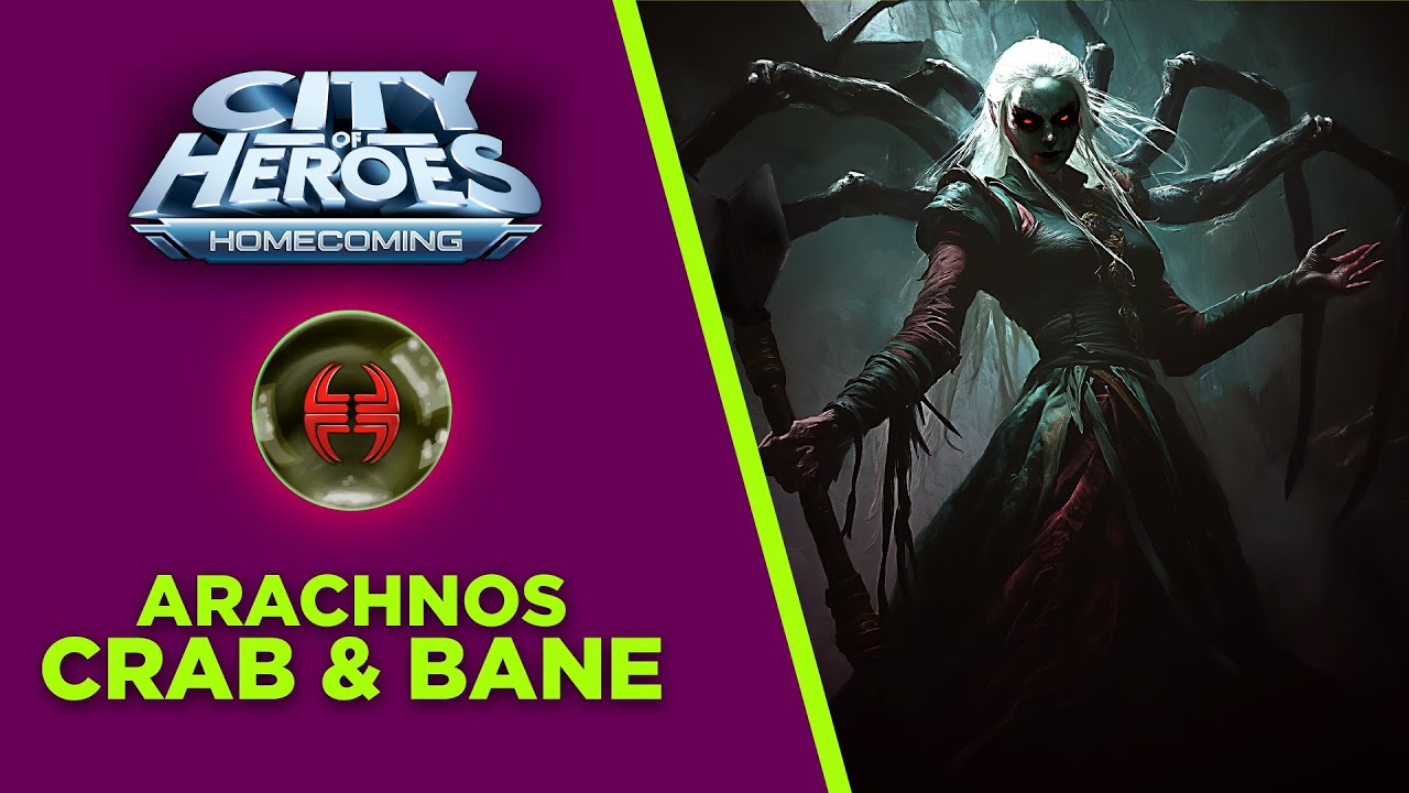 CITY OF HEROES Homecoming - VEAT Crab & Bane Spider builds