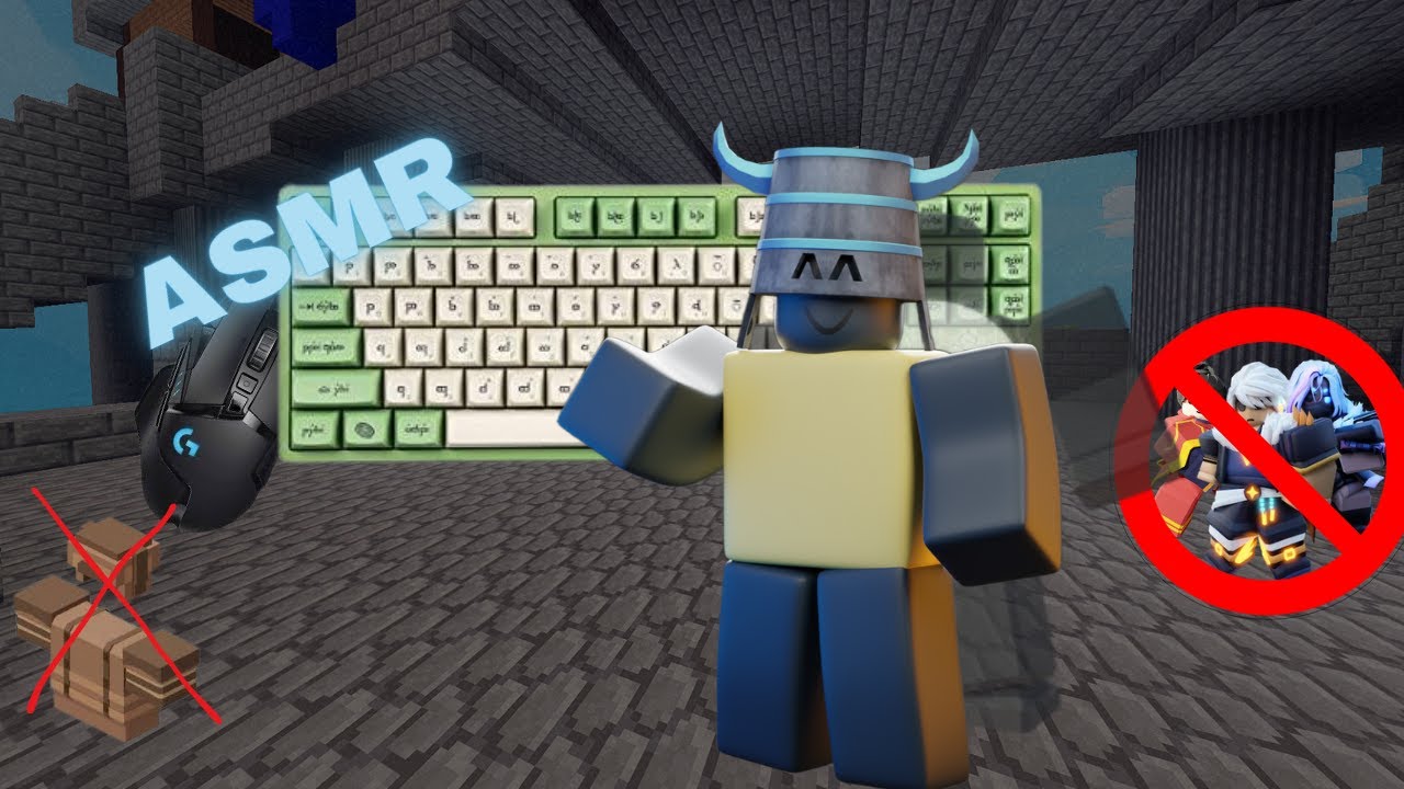 NO Armor NO Kit PRO Gameplay! (Roblox Bedwars ASMR)