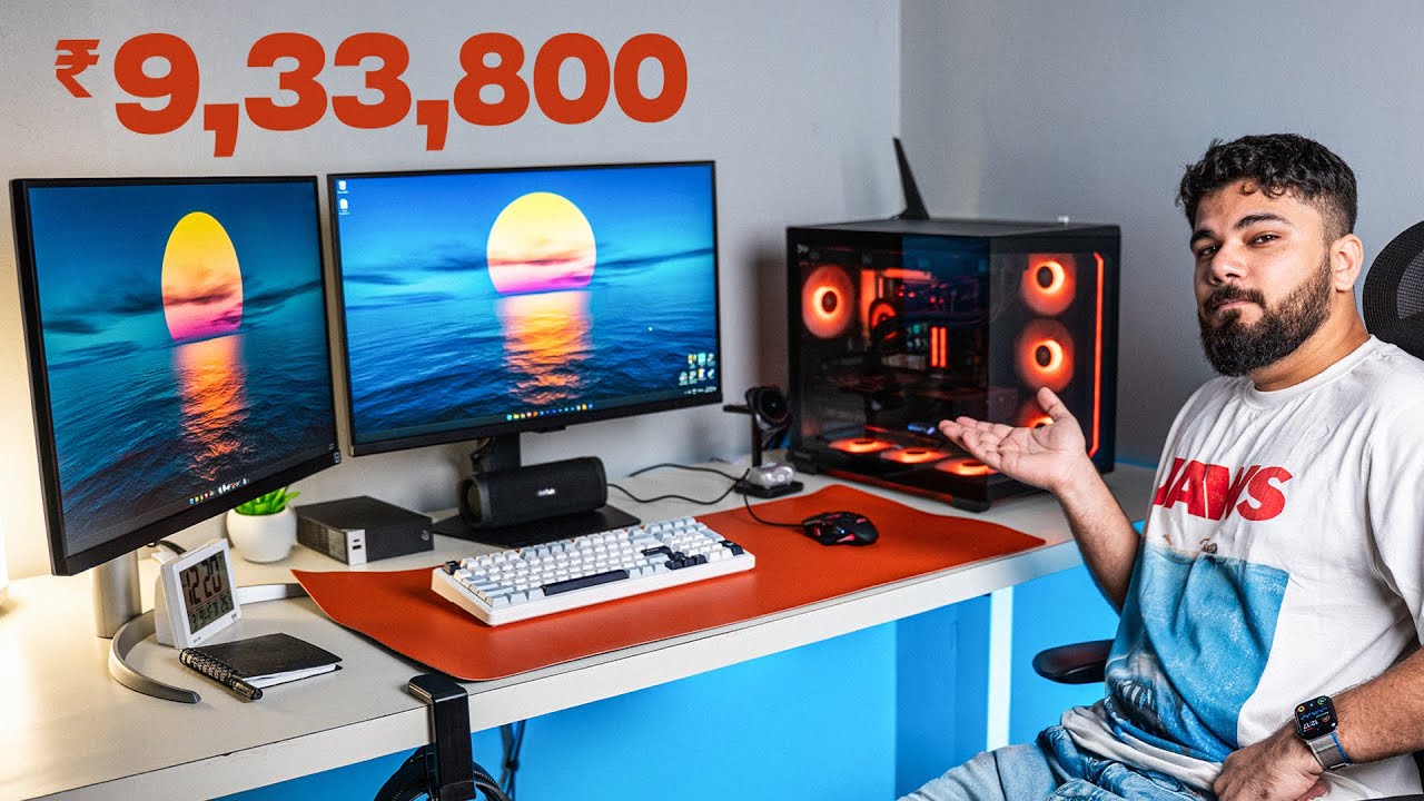 My 100% IMPERFECT Desk Setup - Ft. @superergo.official 