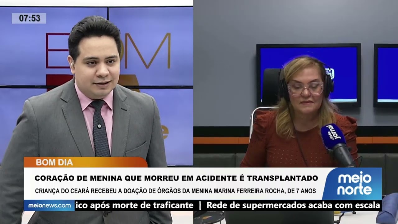 Coração de menina de 7 anos que morreu em acidente é transplantado para criança no Ceará; veja!