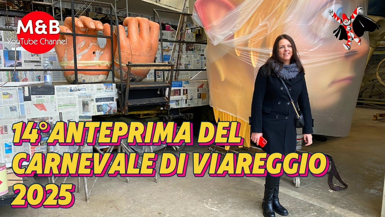 Carnevale di Viareggio 2025...14°Anteprima dei lavori x il Carnevale di Viareggio 2025