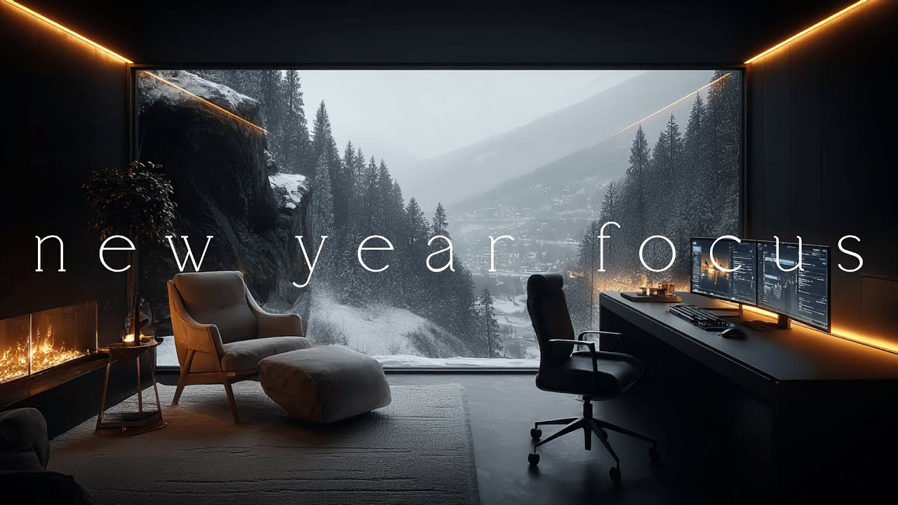 Deep Focus Music &bull; New Year Focus | Calm Winter Music for Productivity & Study