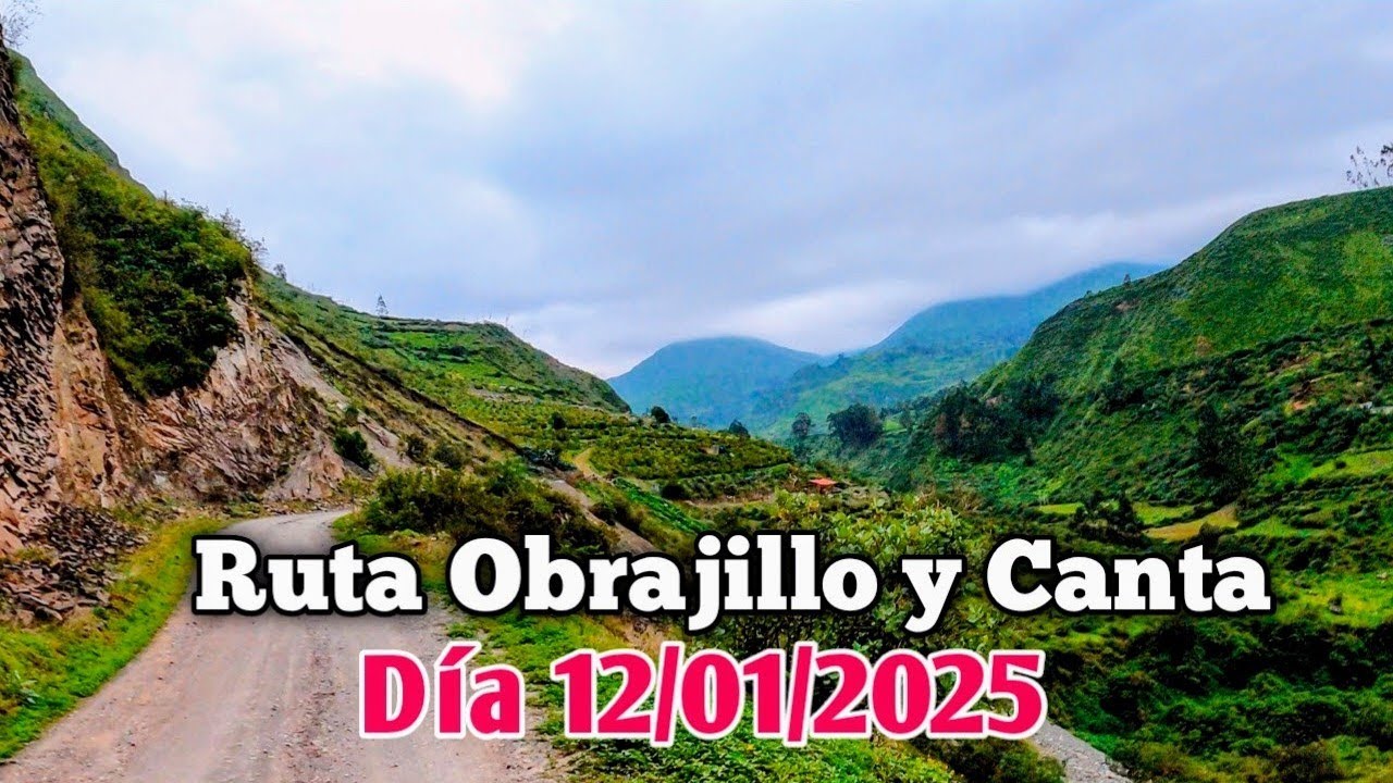 LIMA PERÚ 4K | RECORRIENDO LA RUTA SAN MIGUEL Y  OBRAJILLO | CANTA | DÍA 12/01/2025