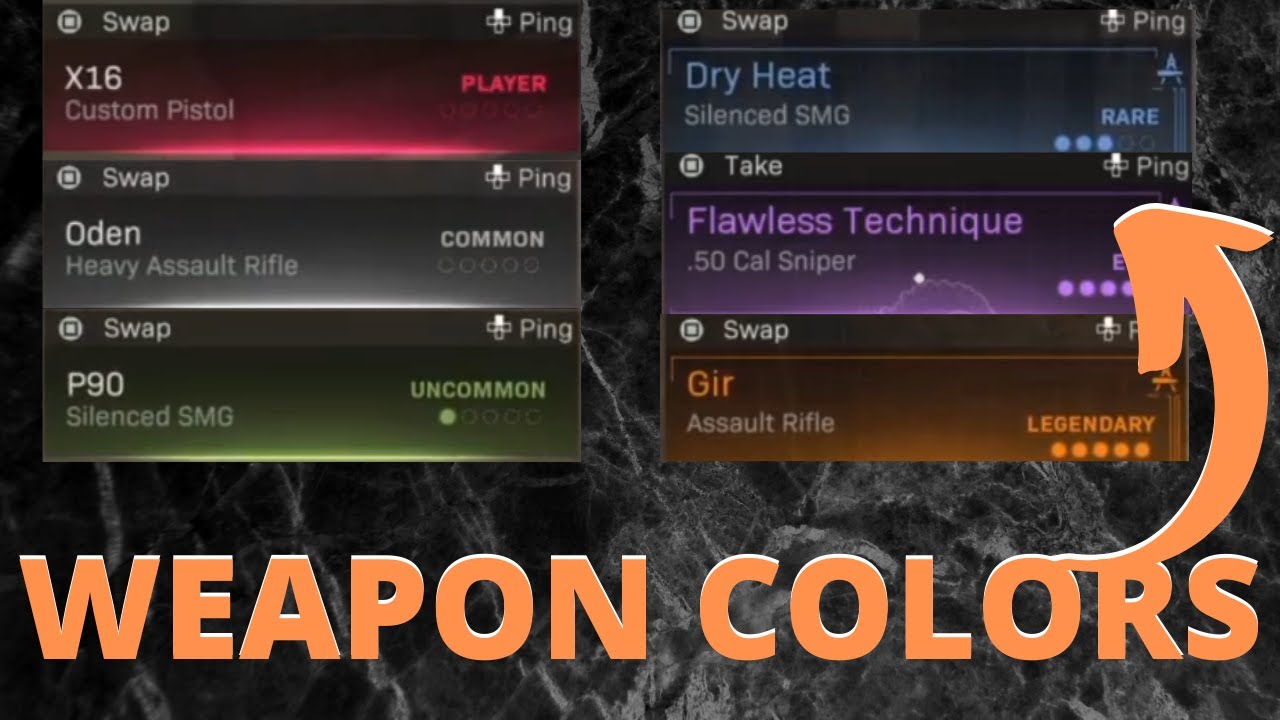 Warzone Weapon Colors RARITY EXPLAINED | What Do The Weapon Colors Mean?