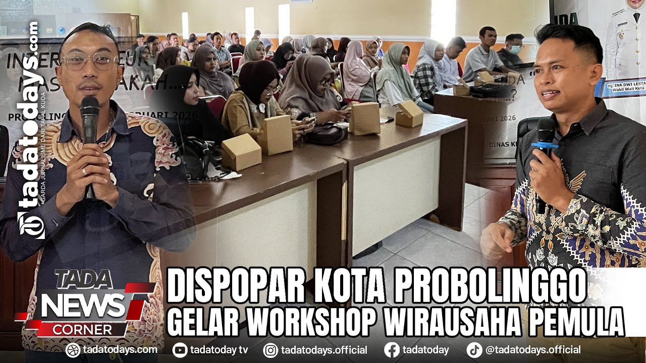 DISPOPAR KOTA PROBOLINGGO GELAR WORKSHOP WIRAUSAHA PEMULA