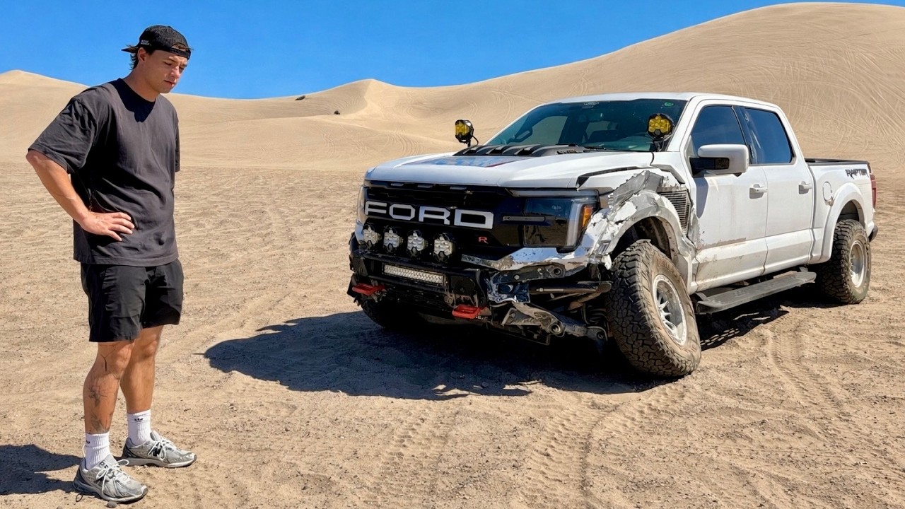 Я провел испытания на прочность своего Raptor R в пустыне.