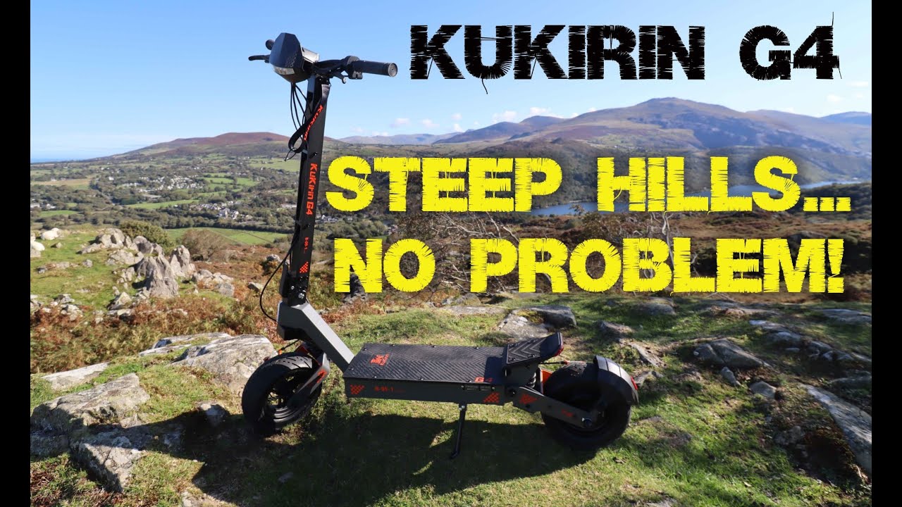 Крутые холмы не помеха обзору электросамоката Kukirin G4?