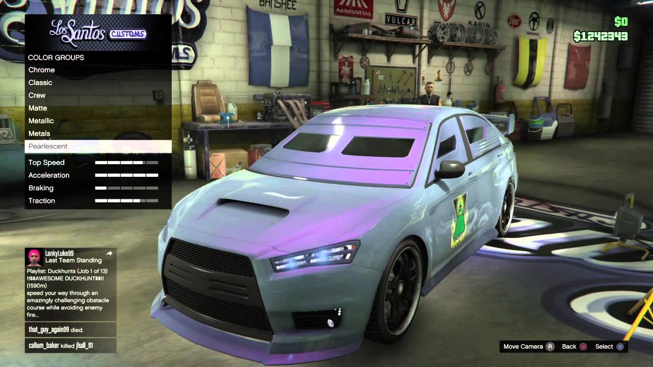 Grand Theft Auto V Karin kuruma (Armored) Customization