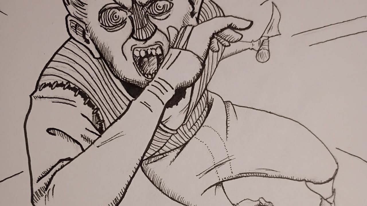 Foreshortening. My process for a dynamic action pose! #drawing #foreshortening #art 