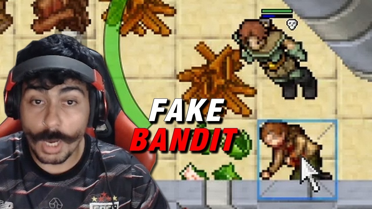 Me disfarcei de bandit no TIBIA e 2 noobs ... (CENAS FORTES PARA TIBIANO NUTELLA)