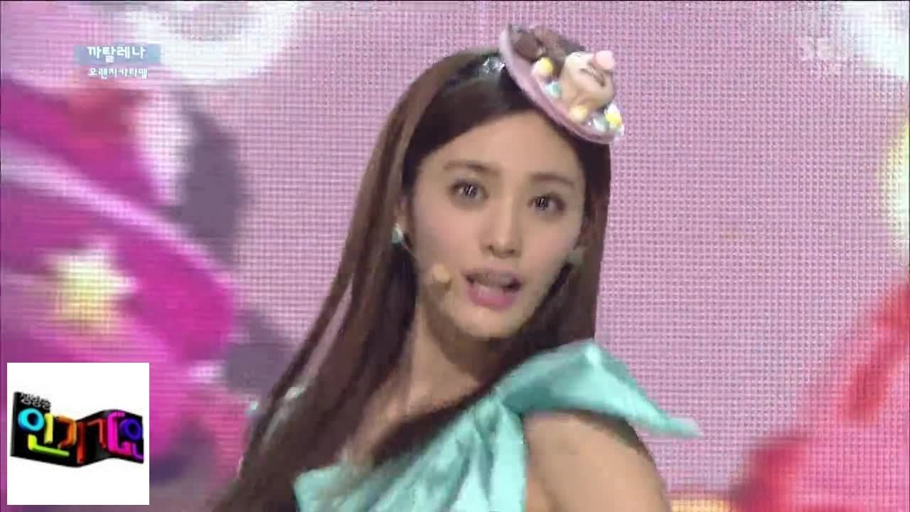 [Orange Caramel] Katalena @ популярная песня Inkigayo 140330