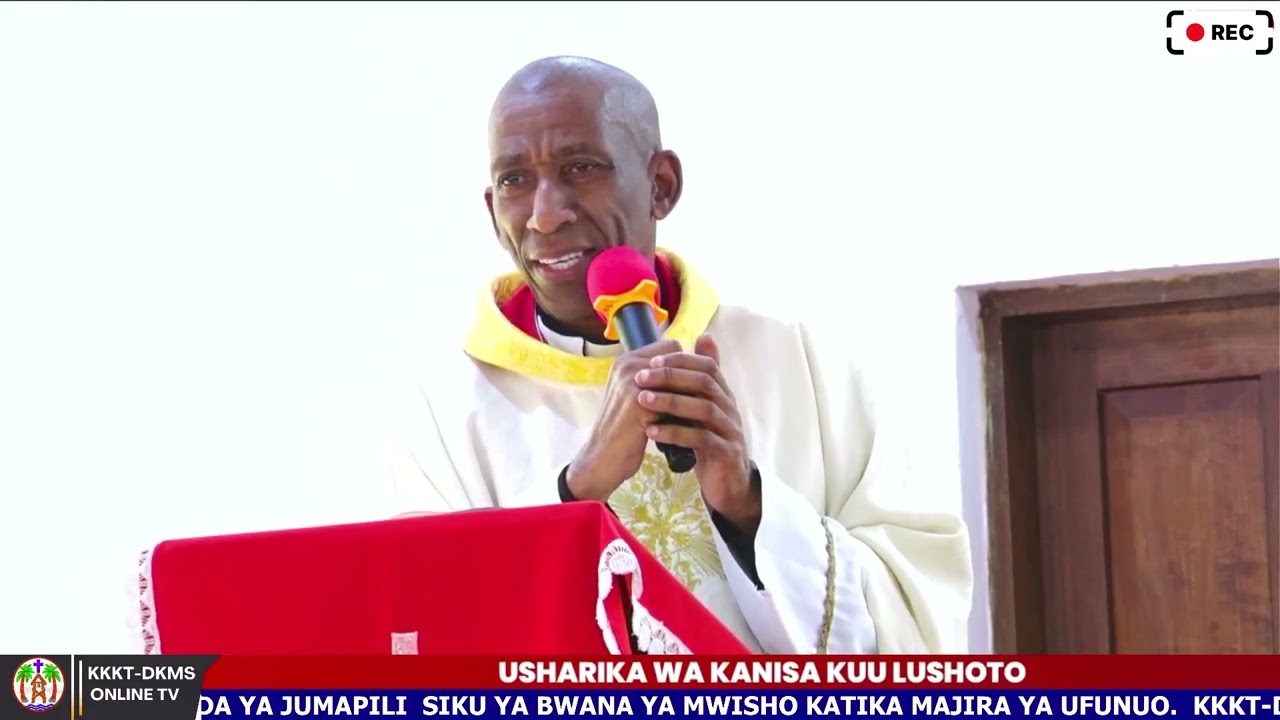 Mahubiri ya Dean Mstaafu Michael Kanju Kanisa Kuu Lushoto. Kanisa Kuu Lushoto