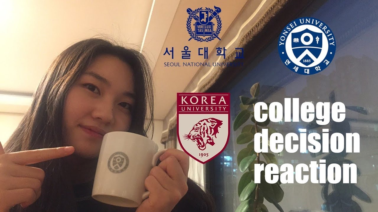 I 🌟only🌟 applied to top 3 universities in Korea😲 | College Decision Reactions 2020