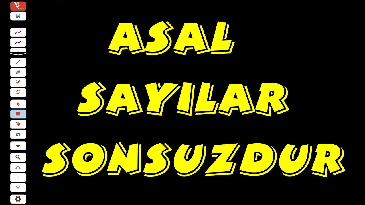 İSPAT : ASAL SAYILAR SONSUZ TANEDİR ( TYT MATEMATİK / ASAL SAYILAR )