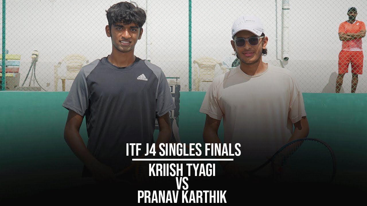 ITF J4 Singles Finals :  Kriish Tyagi Vs Pranav Karthik