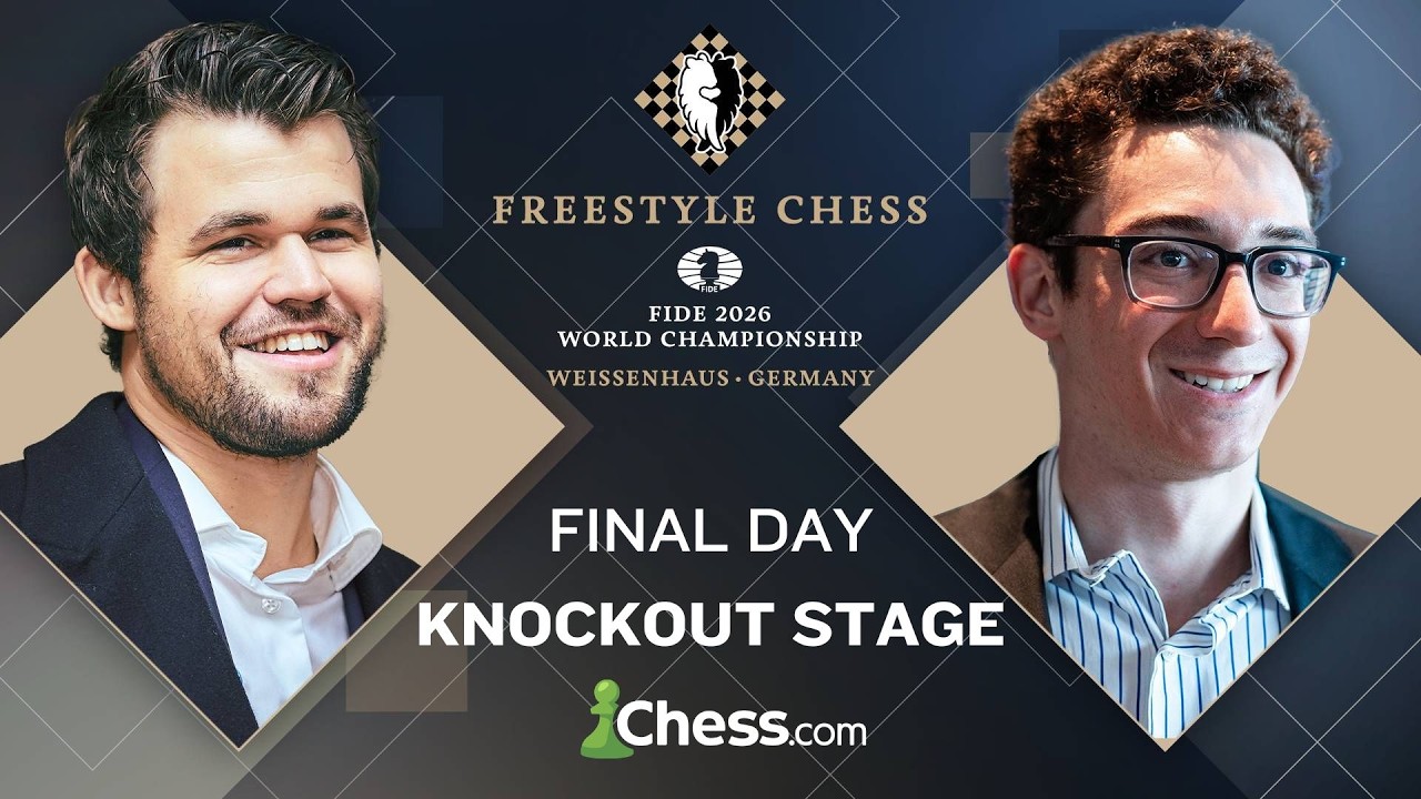 ARJUN vs HANS | CARLSEN vs FABI | FIDE Freestyle Chess World Championship 2026 | Vertical stream