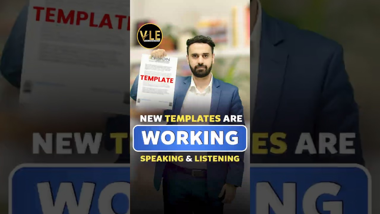 SPEAKING & LISTENING New Templates are out !!