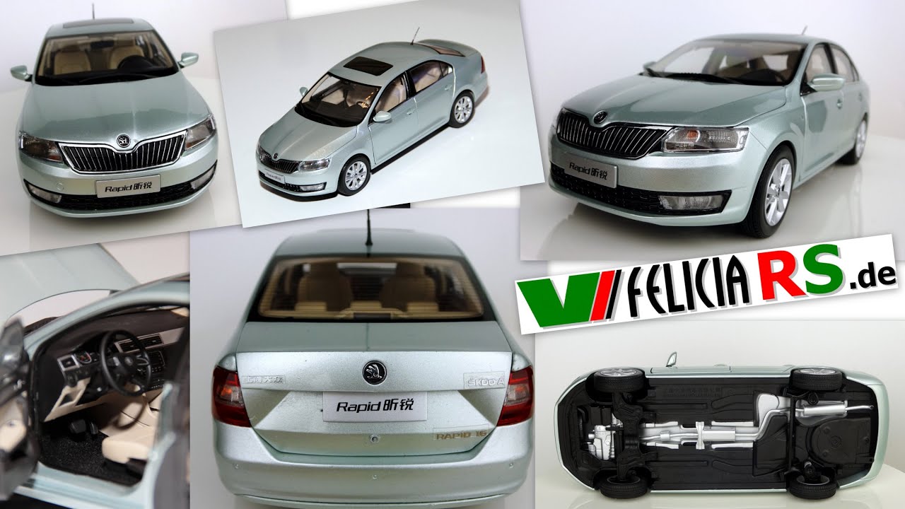 Škoda Rapid China Version 1:18 Paudi Model