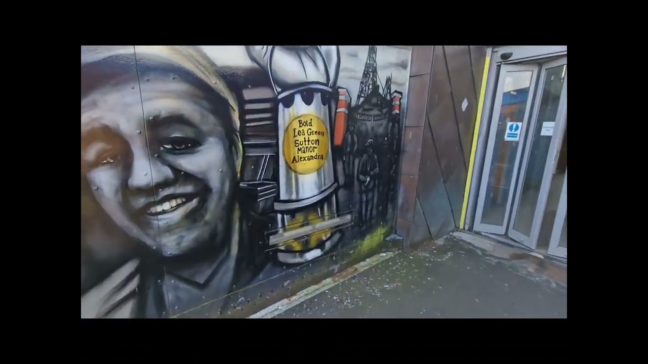 After all the trails down st helens runcorn gap end line to see art work  St helens central 3.8.23