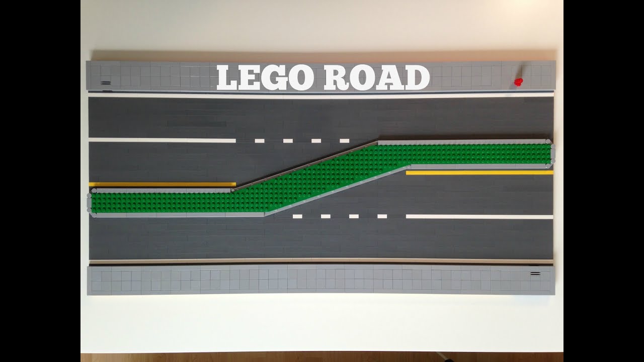 LEGO MOC Modular Street LEGO Road with Turn Lane