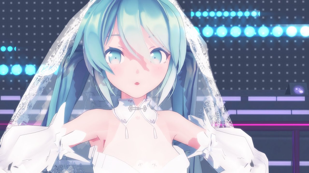 【MMD】『Satisfaction』by Sour式初音ミク(ウェディングドレス)【1440p】
