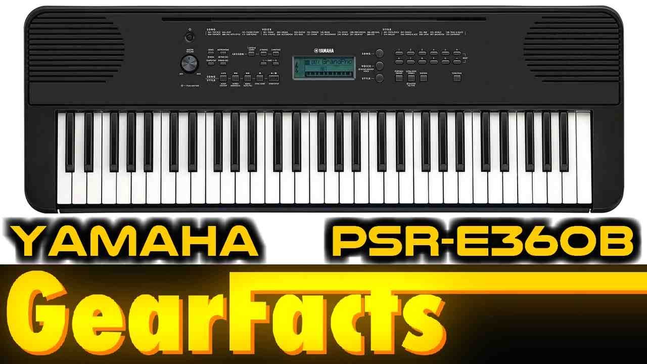 Демонстрация Yamaha PSR-E360: мощные, мощные звуки Yamaha... и ничего больше!