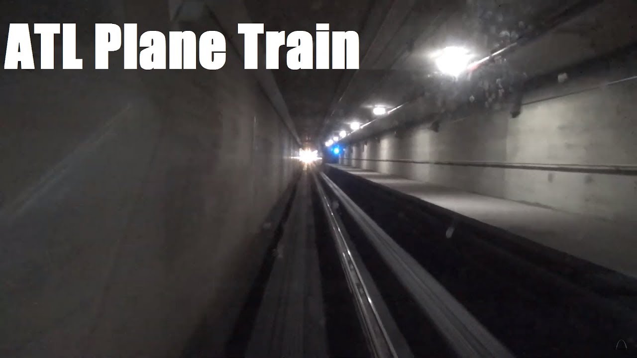 Full Ride on the Plane Train at Hartsfield-Jackson Atlanta International Airport - Atlanta, GA