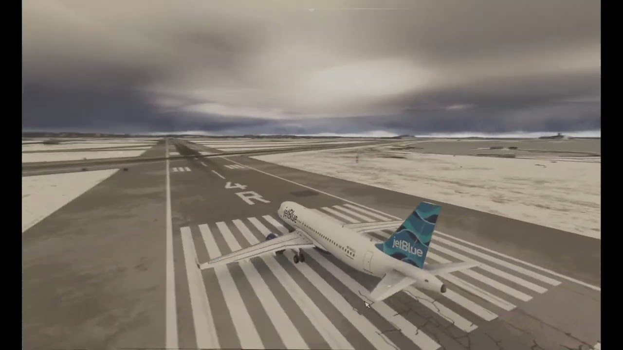 JetBlue A320  -  Boston to Newark MSFS 2024 Takeoff failure. 4k Flight Sim