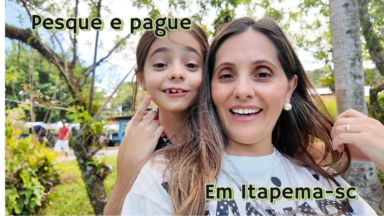 Sábado em Família, Pesque-Pague em Itapema | Pescando Tilápia e Almoço no Local
