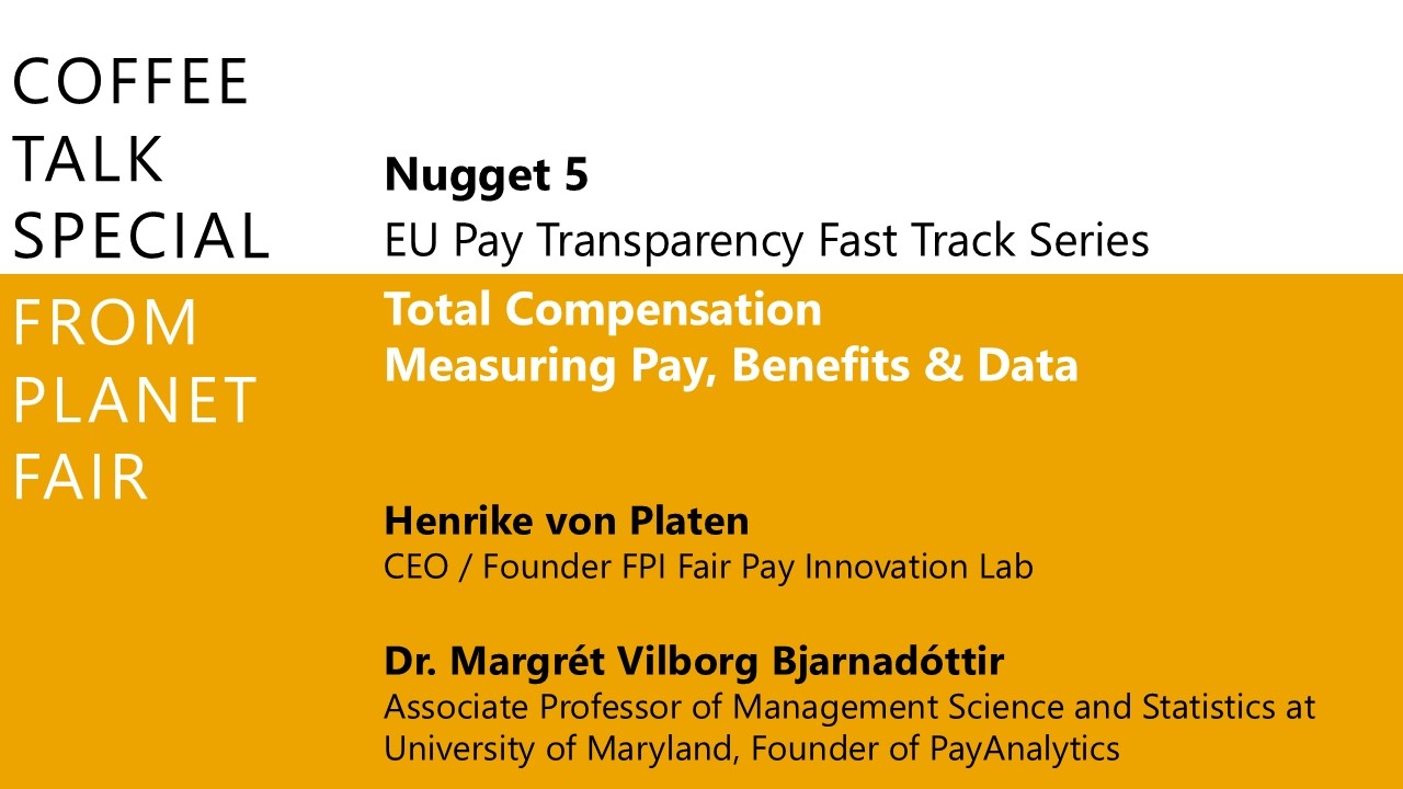 Nugget 5: Total Compensation &mdash; Measuring Pay, Benefits & Data
