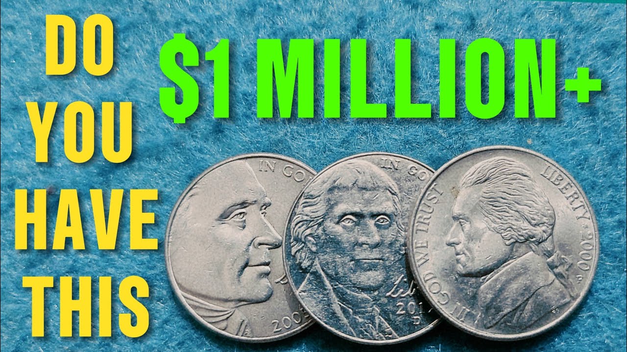 Top 3 Rare Most Valuable Nickels In Circulation - Rare Jefferson Nickels worth big Money