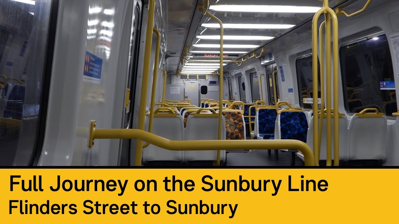 Full Journey on the Sunbury line: Flinders Street to Sunbury on Comeng 481M