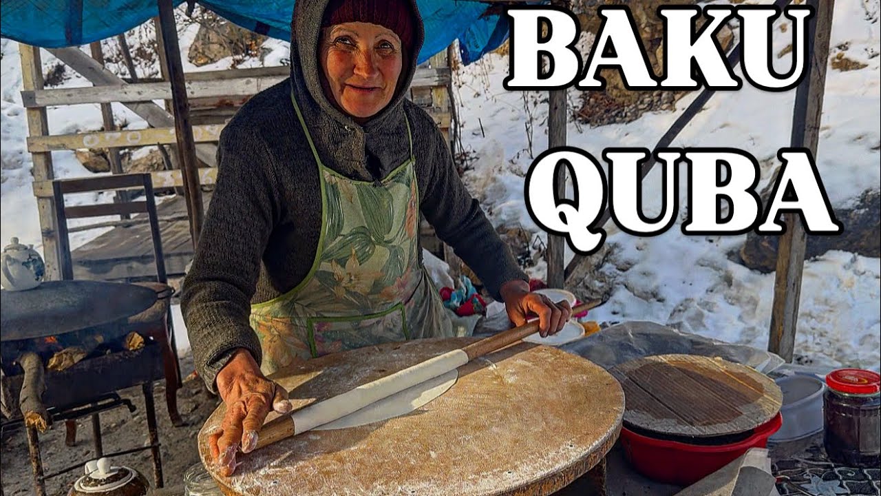 🔥ИЗ БАКУ В ГОРЫ🔥КУТАБЫ И ЧАЙ‼️СЕЛО ГРЫЗ.BAKU.QUBA.QRIZ KƏNDİ#baku#quba#travel#food#еда#обзор#tasty#