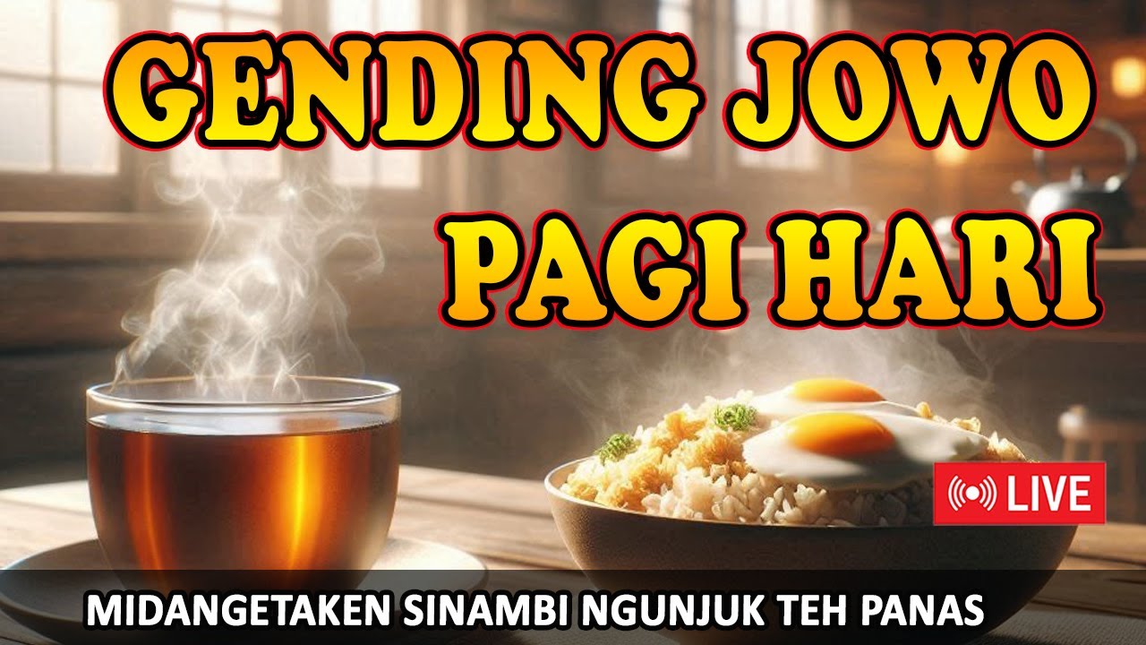 GENDING JOWO DI MINGGU PAGI, Nglaras Gending Sinom Parijotho Sinambi Ngeteh Kaliyan Leyeh-leyeh