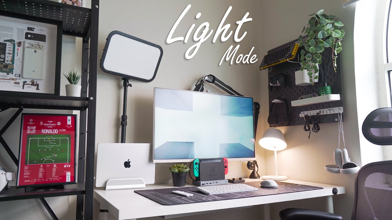 Setup Minimalis Baru buat Kerja, Zoom Meeting, dan GAMING!! BIT Setup Tour 2022