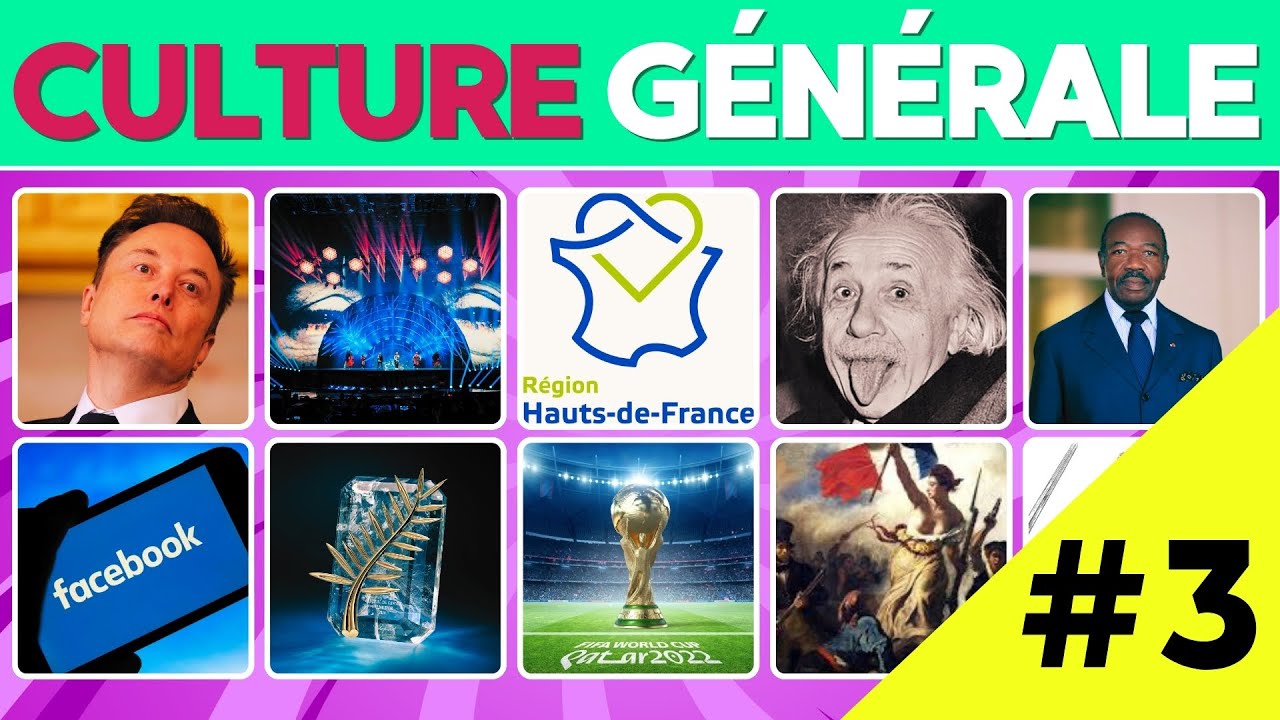 QUIZ CULTURE GÉNÉRALE #3: 60 QUESTIONS, 4 NIVEAUX… Serez-vous plus fort qu’Émilien ? 🤯