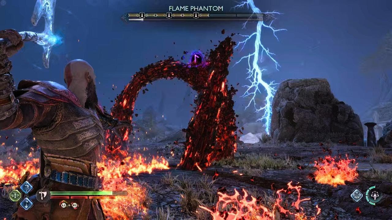 Kratos cracks flaming hot jawbreaker 🫠 --  God of War Ragnarok -- Give Me God of War Mode 😭😭