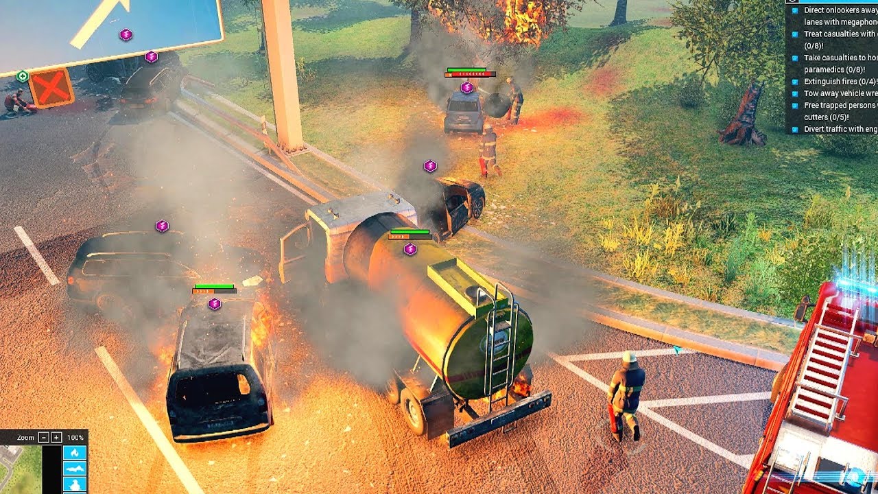Emergency 20 (2018) - Mass Collision on the Highway! Gameplay 4K