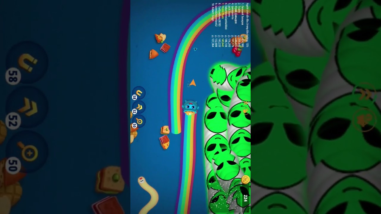 Worms Zone - Eat an alien worm 