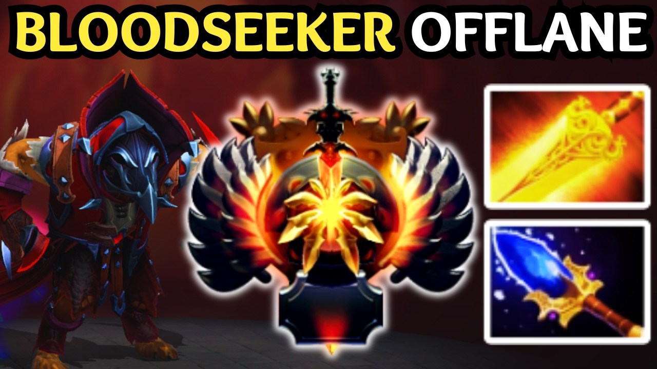 🔥 BLOODSEEKER OFFLANE — THIRST 😈 RUPTURE 😈 BLOOD HUNTER 😈 CAN’T ESCAPE 😈 | DOTA 2 🔥