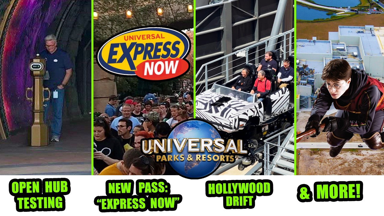 Новости Universal: тестирование Open Hub, Potter Ride, Express Now, Hollywood Drift и многое другое!