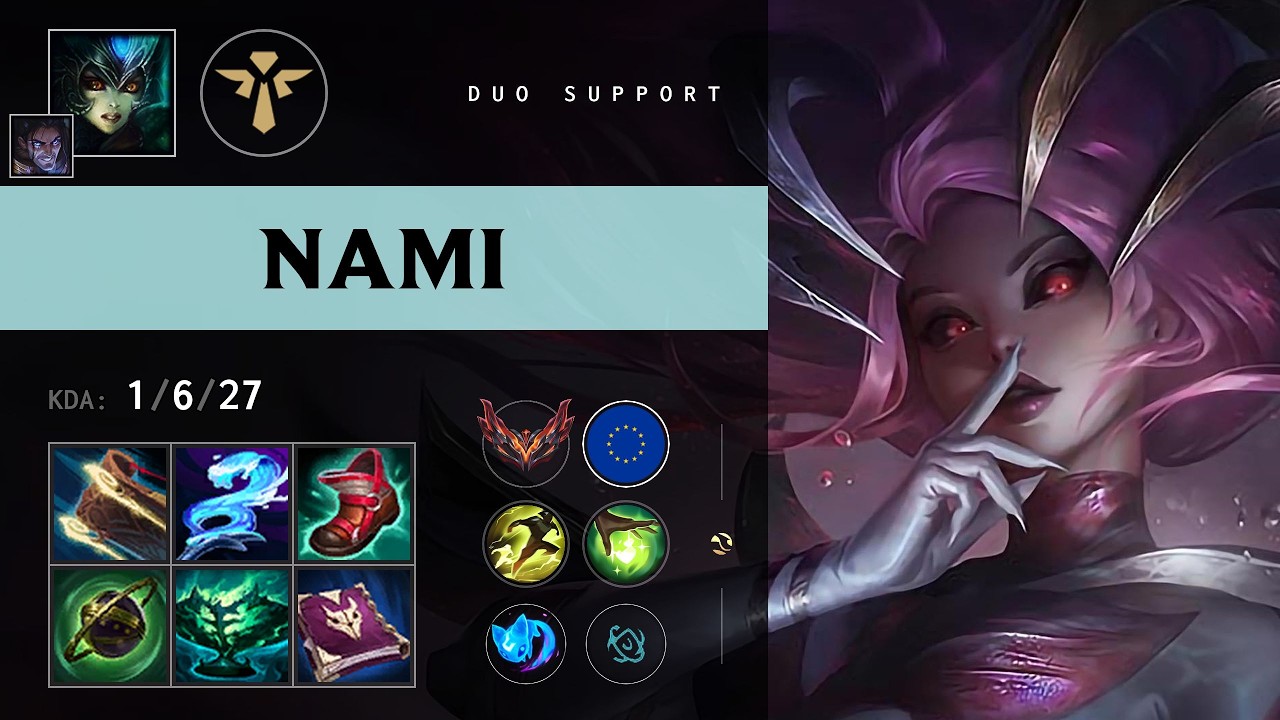 Nami Support vs Katarina - EUW Grandmaster Patch 26.13