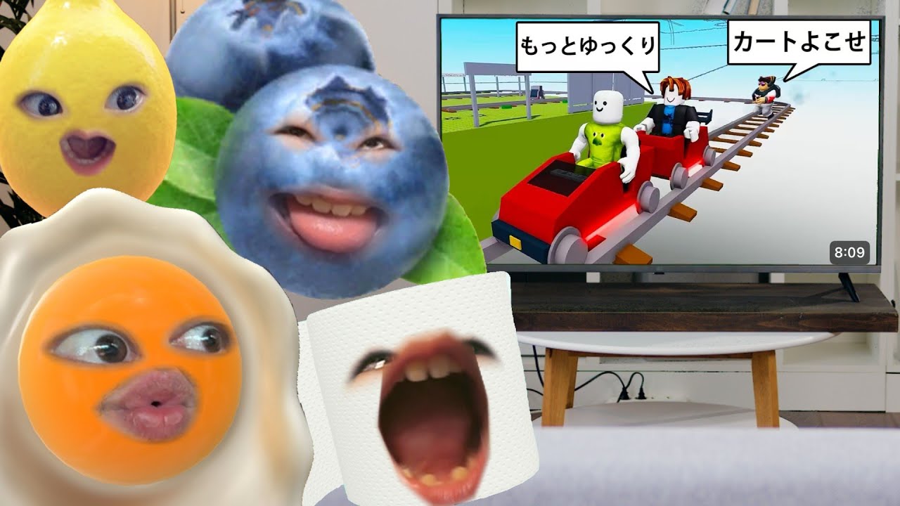 芋帝国の4人で伝説のカートマップやってみた【マエスケ/ロブロックス】