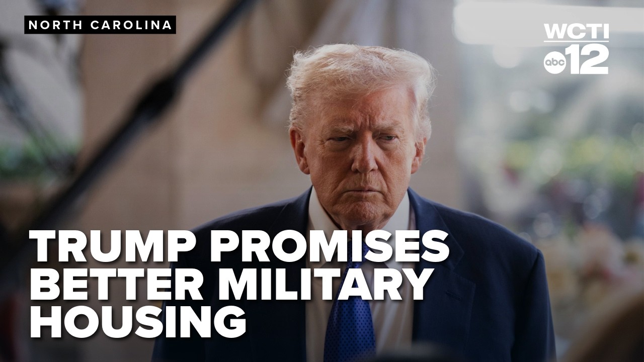 FULL: Trump promises to improve on-base housing during Fort Bragg speech