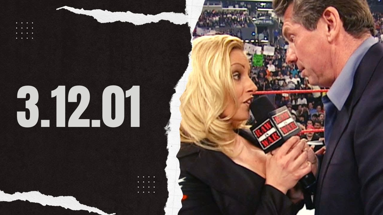 WWE Raw - 03.12.01 - Trish Stratus  & Vince Segment
