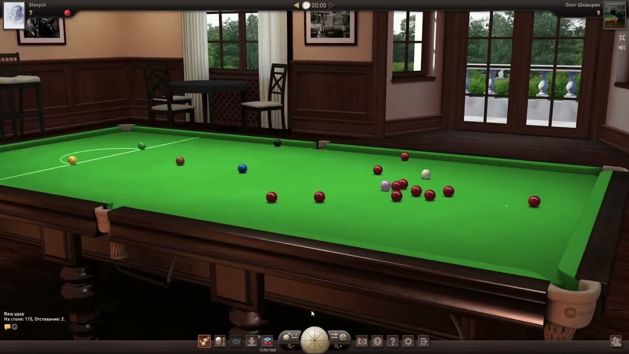 Billiards3D│Snooker (15 красных). ОДНО И ТО ЖЕ... ( #3